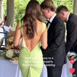 Lime Green Backless Sabia Dress from JAUS Size M
